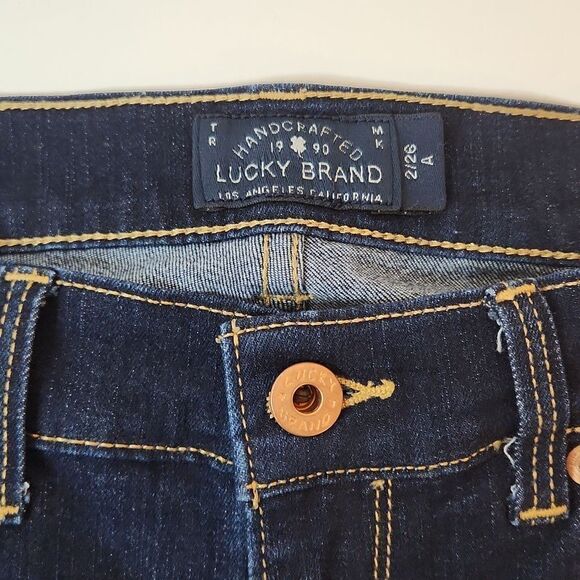 Lucky Brand Sofia Skinny Denim Jeans Women's Sz 2/26A LUCKY YOU EUC NICE! - Picture 5 of 14